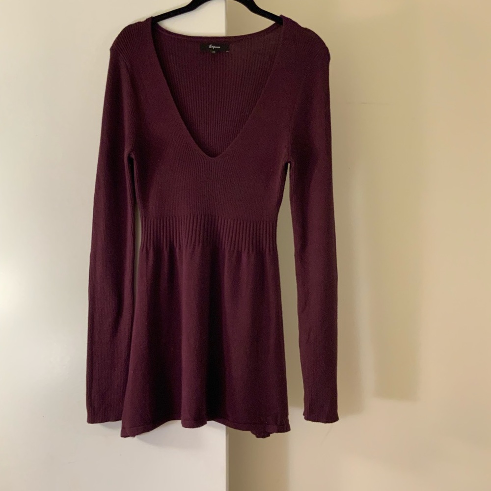 Eggplant sweater by Express